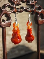 Red Sands Amulet – Vermilion Peace Earrings