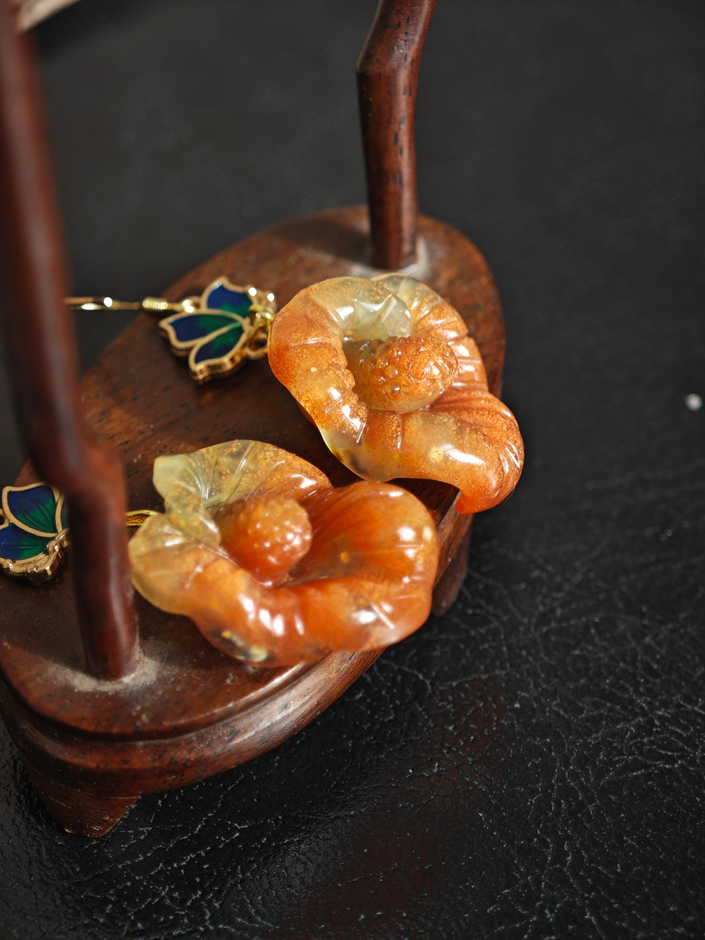 Sunlit Calla | Luminous Hollow-Out Earrings