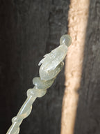 Lunar Frost Dragon Coil Hairpin