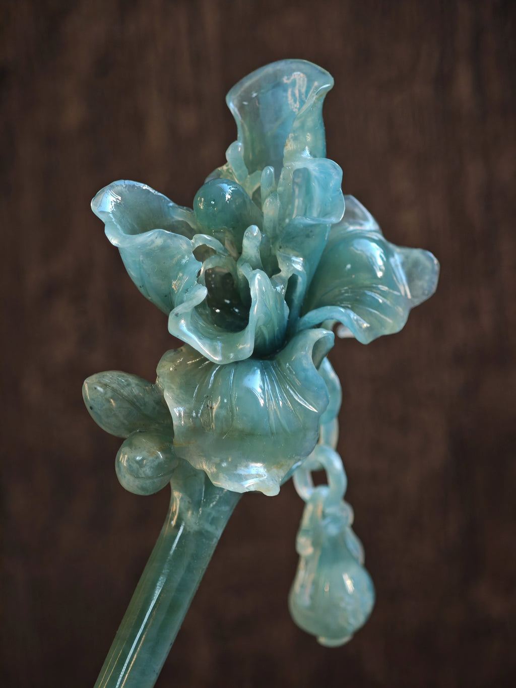 Luminous Azure Iris